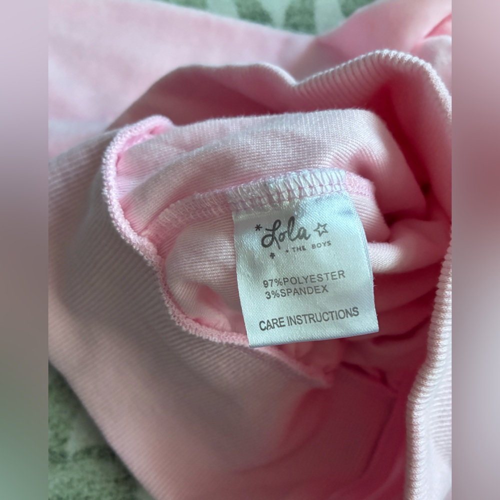 Lola and the Boys Pink Velour Zip-Up Sweater size 8 - Picture 3 of 4